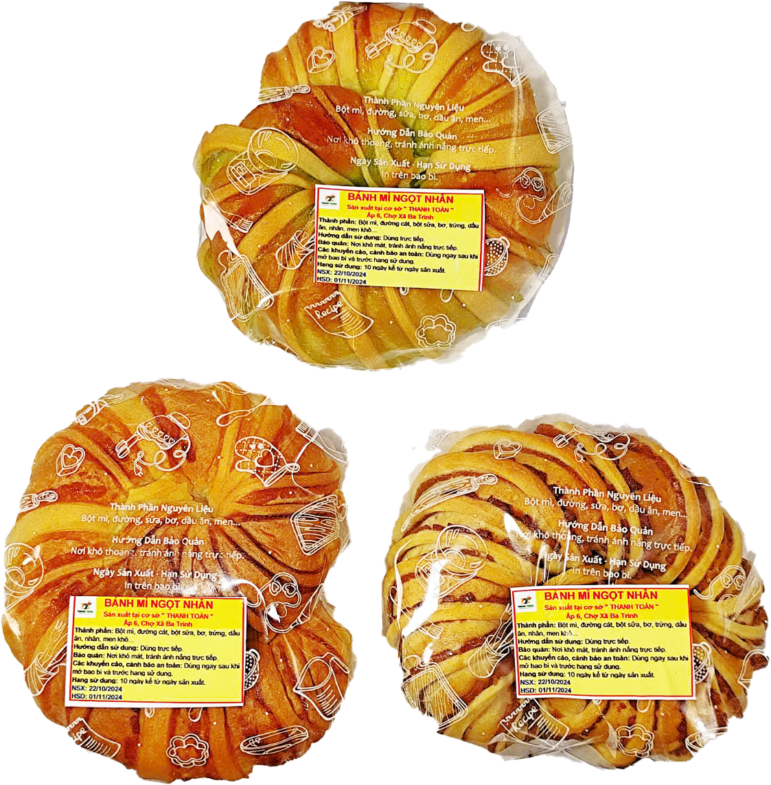 Bánh mì ngọt nhân